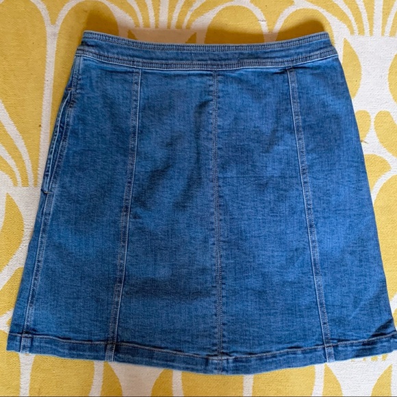 Anthropologie Pilcro Denim Wrap Skirt - Picture 4 of 4